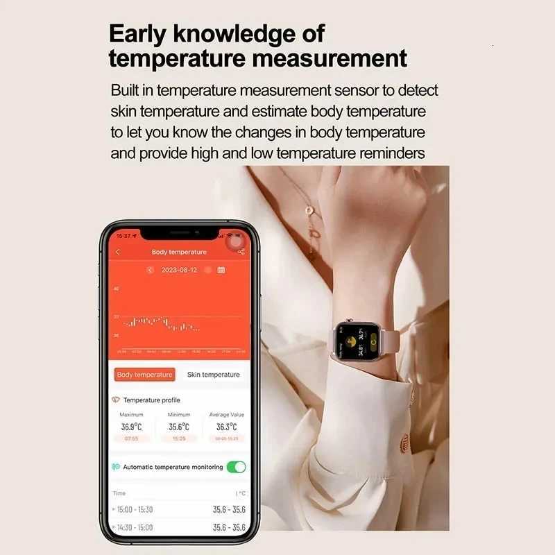 2025 New ECGPPG Monitoring Smart Watch Wen Blood pressure Blood Lipid Uric Acid Wen Menstrual Health Tracker Smartwatches C251203