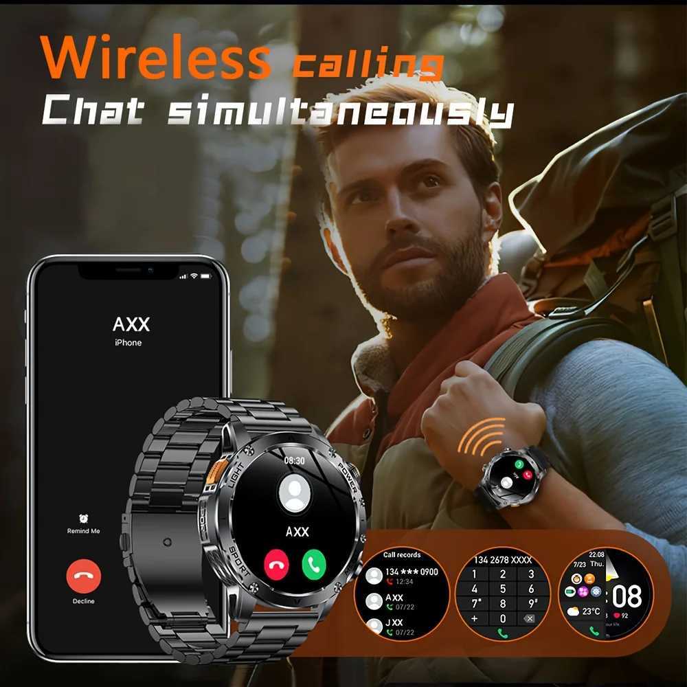 2025 MenS New Outdoor Sports Watch 1000 Mah Large Battery Ip68 Waterproof One-Click Connection 52 Call Watch C251203