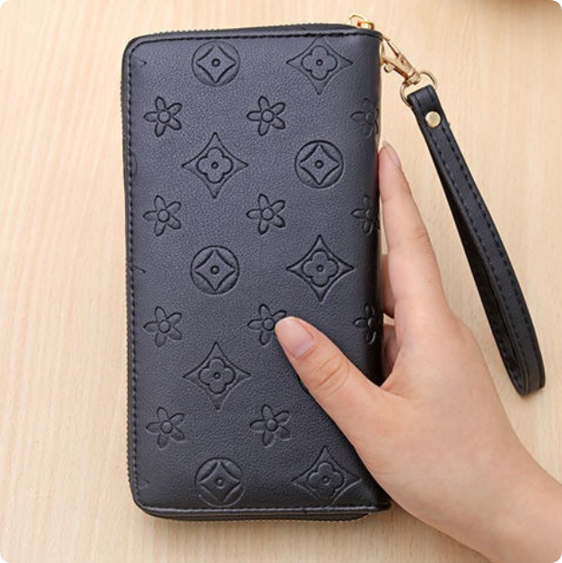Free Shipping Designer New Style Arrival Unisex Long Ziparound Wallet Fashionable Large Capacity 36card Holder Portable Wristlet in Multiple Colors