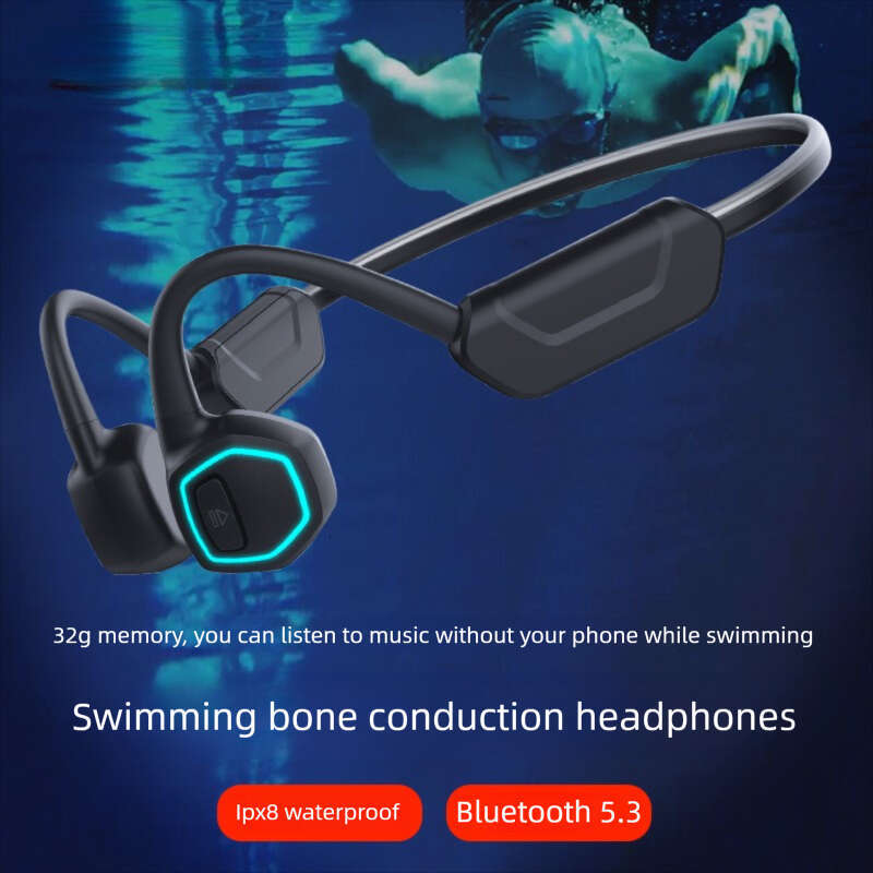 Famous Brand Cross Border X Bone Conduction With Memory Waterproof Swimming Sports Running Non In Ear Bluetooth Headphones