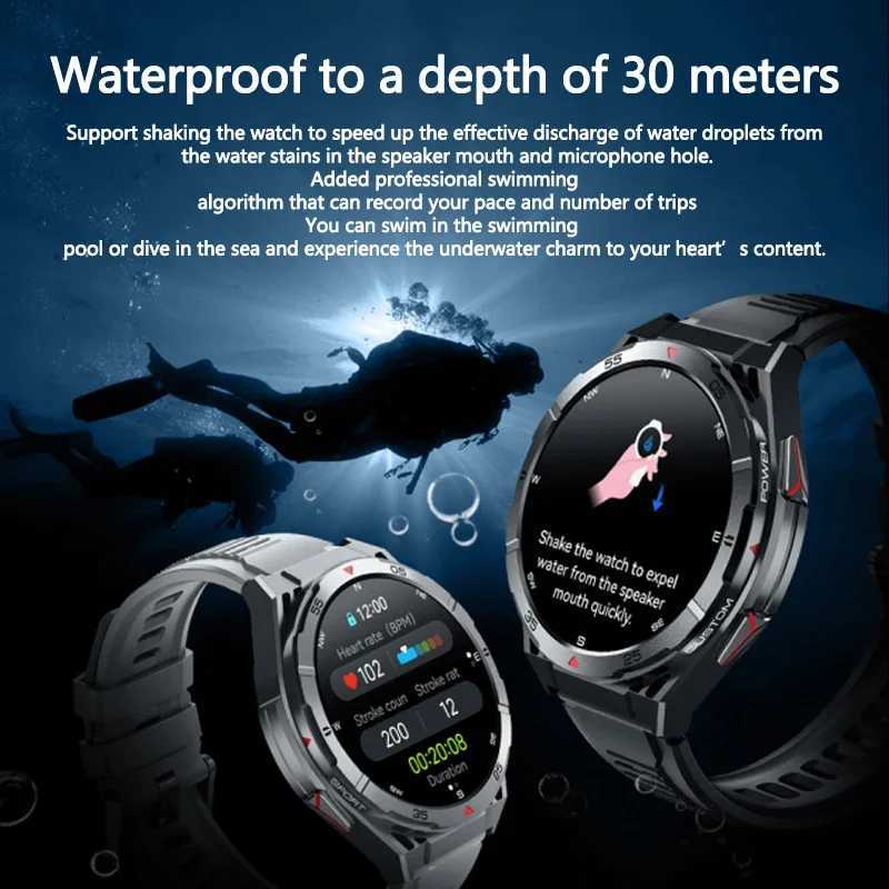 YT X2 GPS 3ATM Waterproof SmartWatch Cpass 143inch Amoled HD Round Sn Sports Smart Watch PK Stratos 2 tra For Men C251203