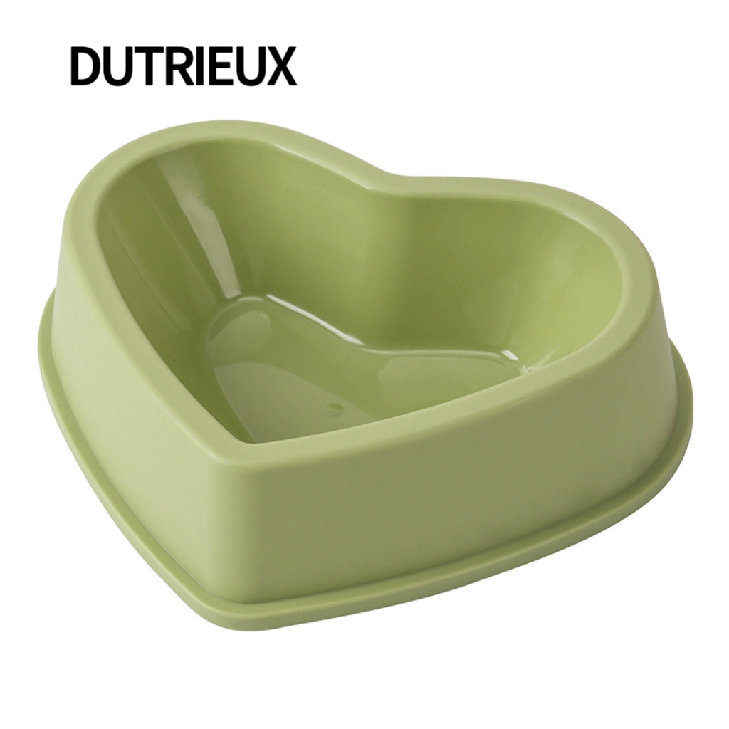 H1700 Economical double plastic pet bowl, large size, non-slip, easy to clean, and lightweight.