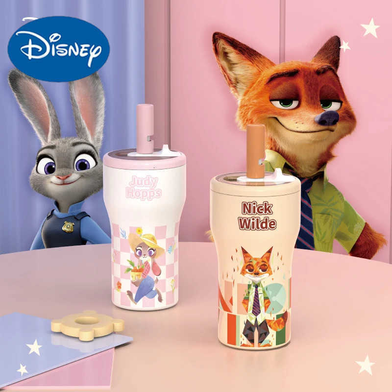 Disney Straw Coffee Insulated Cup 630mL 316 Stainless Steel Vacuum Car Childrens Cold Water Cup for Boys and Girls H251203