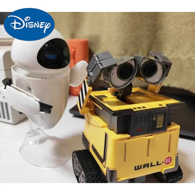 Disney Walle Toys EVE Transforming WALL E Anrme Robot Action Figure Model PVC Toy Kid Birthday Gift for Children CollectionMovie H251203