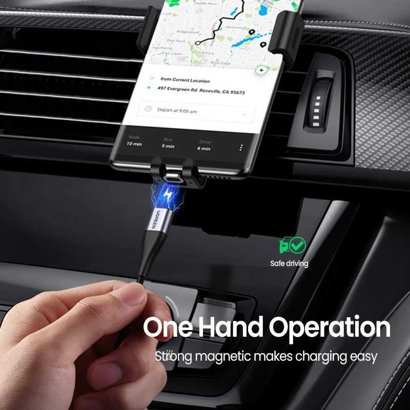 UGREEN Magnetic USB Charging Cable Type C Micro USB Phone Cable Magnet Charger Micro USB For 3A Mobile Phone Wire Cord C251203