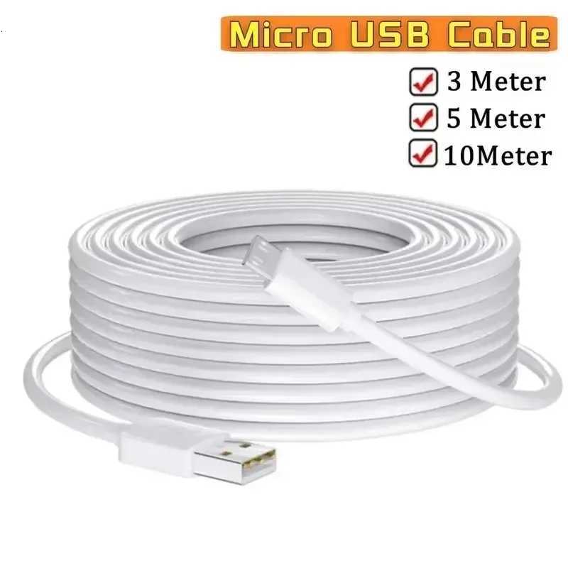 1/10m Extra Long Micro USB Fast Charging Data Cable for Android Phone Camera Monitor Power Bank Data Cord Line C251203
