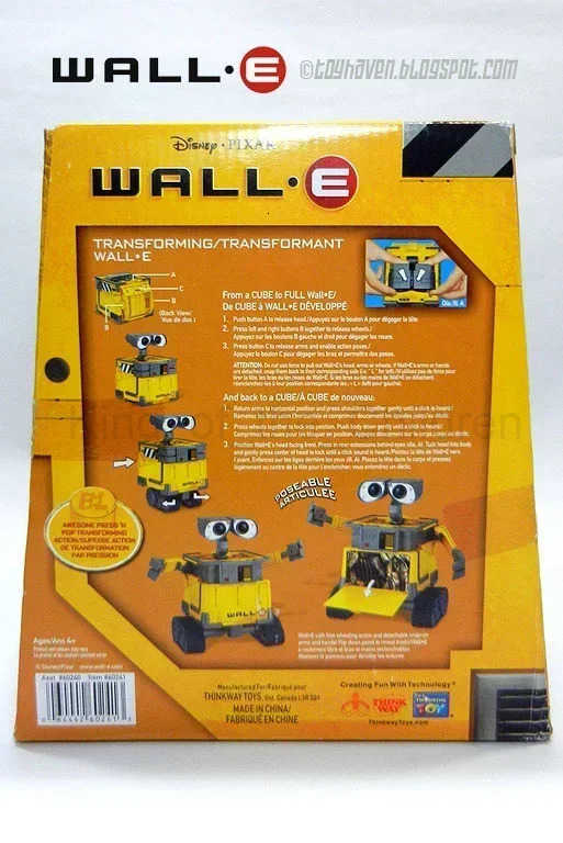 Disney Walle Toys EVE Transforming WALL E Anrme Robot Action Figure Model PVC Toy Kid Birthday Gift for Children CollectionMovie H251203