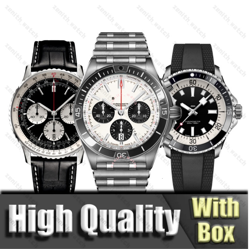 AAA Men BR Watch Designer Watches Men Navitimerly Watch Chronograph Manwatch Top Time Watch Six Pin Quartz Super Clone Watch Men Wristwatch Stainless Steel Watch 925