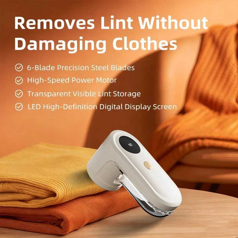 Electric Hair Pill Trimmer Fuzz Remover Sweater Debobbler Lint Shaver USB Rechargeable Portable Household Lint Remover M251203 - view 4