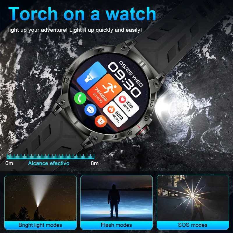 LIGE 760mAh Large Battery Outdoor Smart Watch Men 185 inch HD Sn GPS Cpass Call IP68 Waterproof Smartwatch 2025 C251203