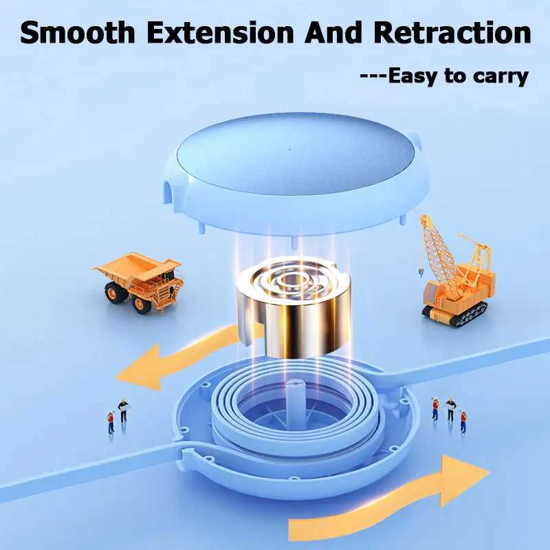 3-in-1 Retractable 100W 6A Fast Charging USB To Type-C Micro Fast Charger Cable For iPhone 12M Cables C251203