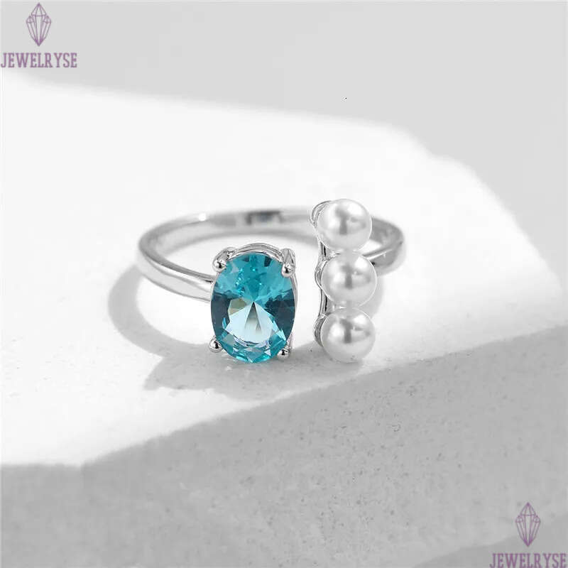 luxury diamond designer ring for woman imitation pearl 925 sterling silver 5A zirconia womens wedding engagement band rings jewelry opening adjustable