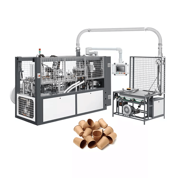 Disposable Coffee Paper Cardboard Cup Production Line Machine For Hot Cold Drink