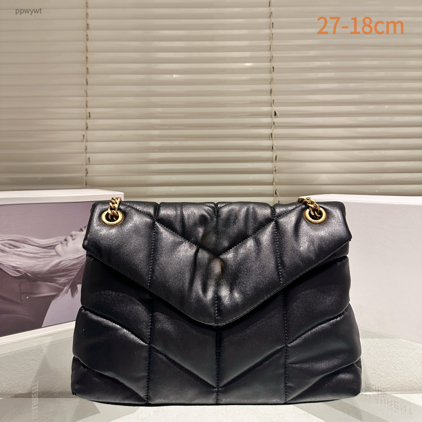 Original High Quality Women Tote Fashion Designer Luxury Handbags Purses LOULOU PUFFER CHAIN Bag Brand Classic Flip matte Leather Shoulder Bags Crossbody Bag