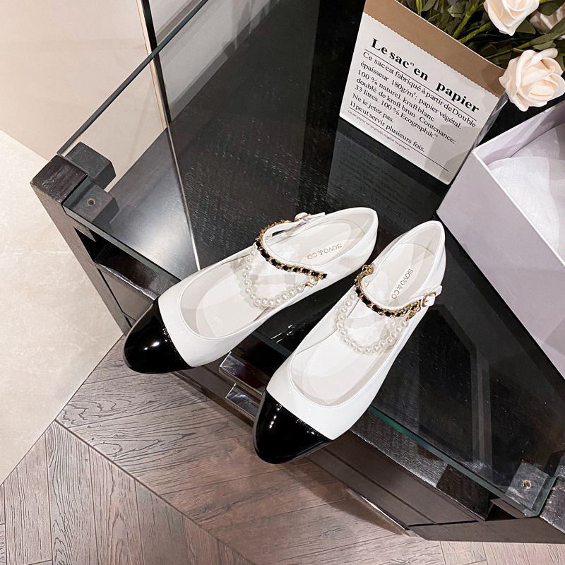 Free shipping Designer Dress Shoes 2025 New Fashionable Comfortable Shallow Mouth Round Head Versatile Flat Shoes