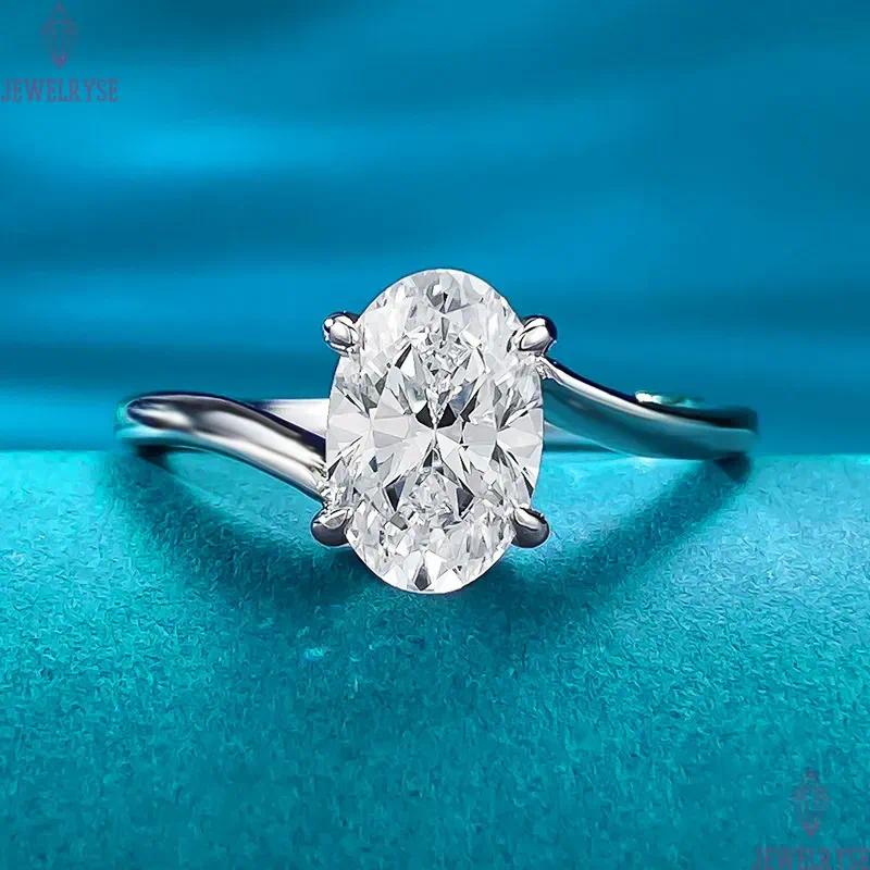 luxury gold diamond designer ring for woman 925 sterling silver wed round oval 5A zirconia womens love eternity promise wedding engagement rings gift 