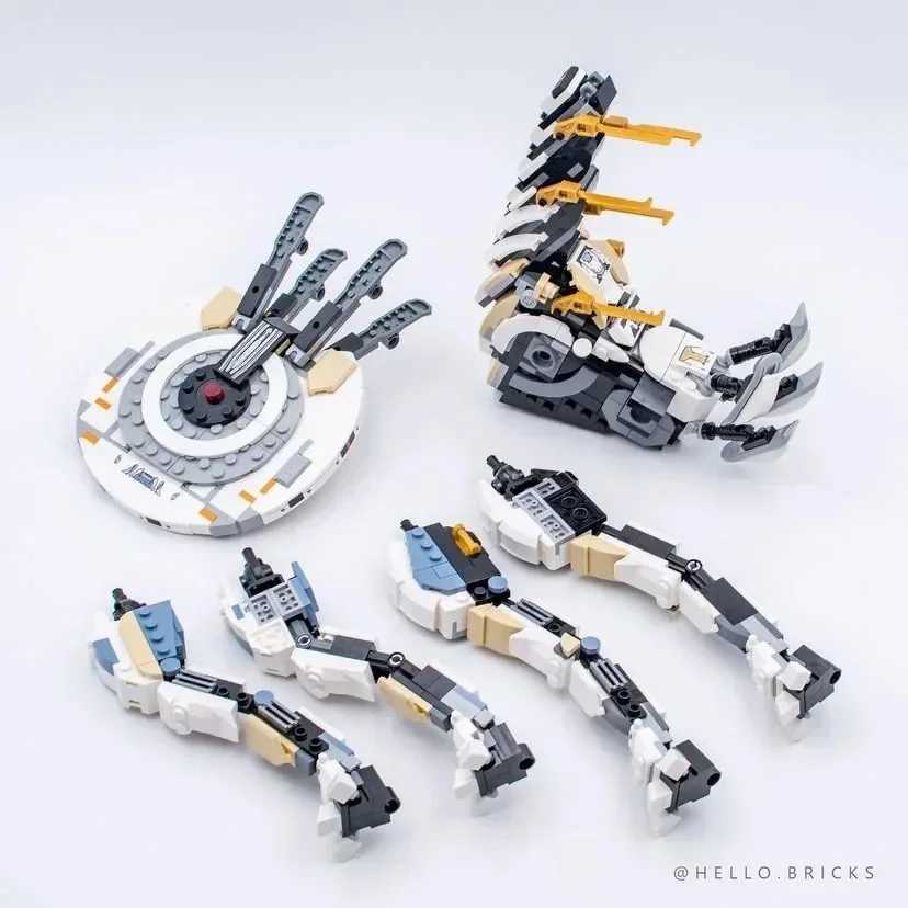 1222pcs Horizon Monster Giraffe Long Necked Beast Building Blocks 76989 Bricks Christmas Birthday for Children Boys Gift Toys C251203