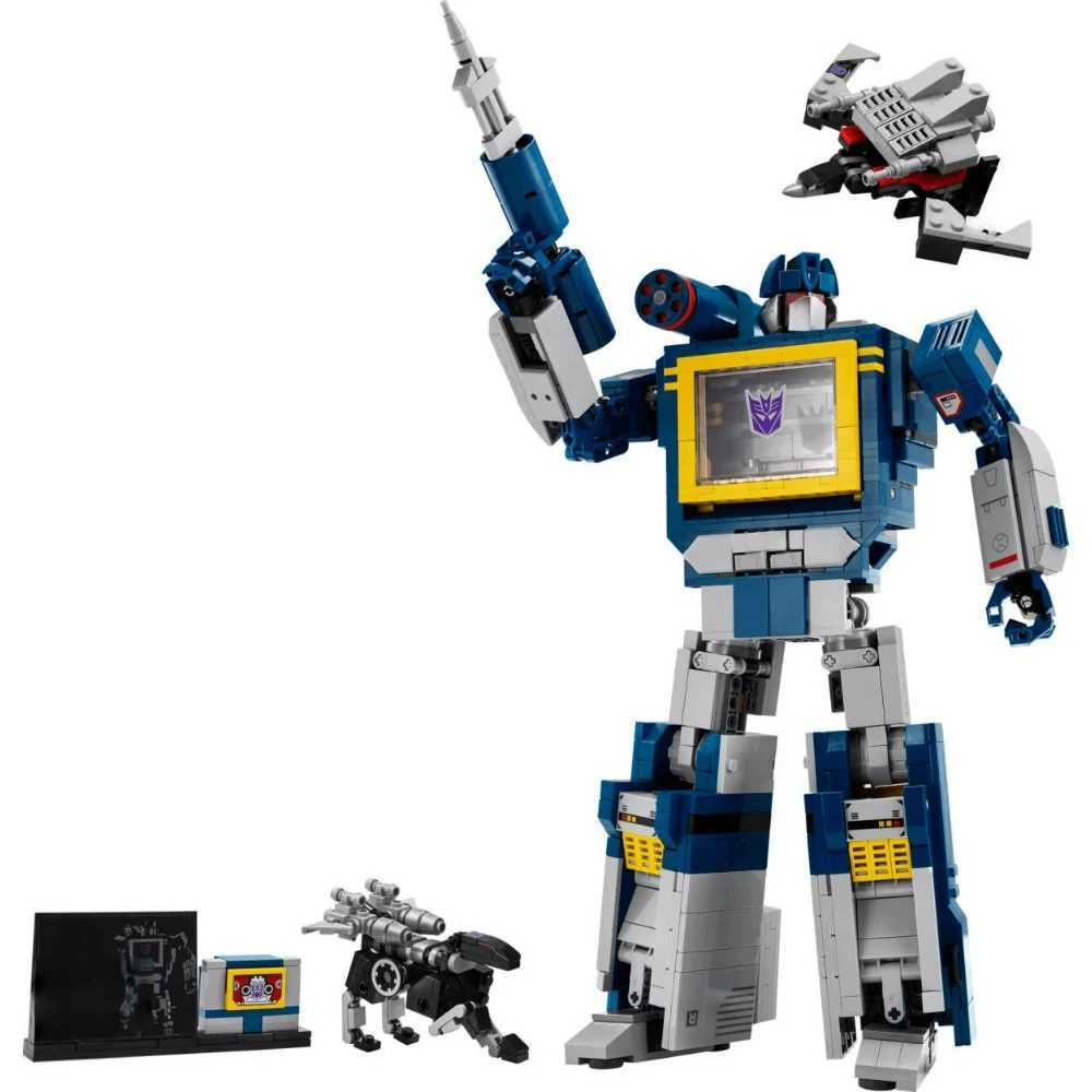2025 NEW Creative Transform Robot Truck Car Soundwave Building Blocks Bricks 10358 10338 10302 Toys Christmas Birthday Gifts C251203