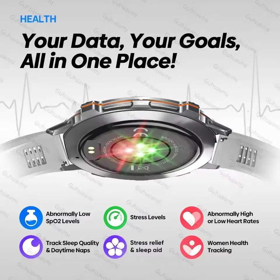 New Military T-REX3 GPS Track Smart Watch Men 1000mAh Large Battery 10ATM Waterproof HD Call Outdoor Sports Smartwatch C251203