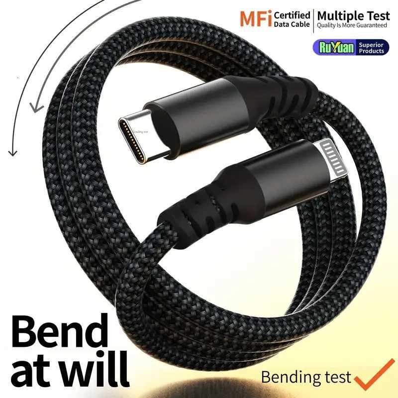 LAIHONEN 1PC MFI Certified Data Cable 20W Type C to Lightning Fast Charging Data Cable for iPhone 14 Plus 14 Pro 14 Pro Max C251203