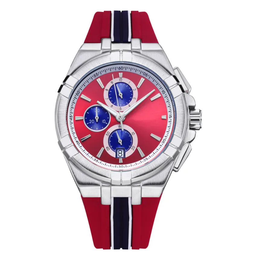 High-quality designer quartz watch brand with luxurious rubber strap and exquisite watch design