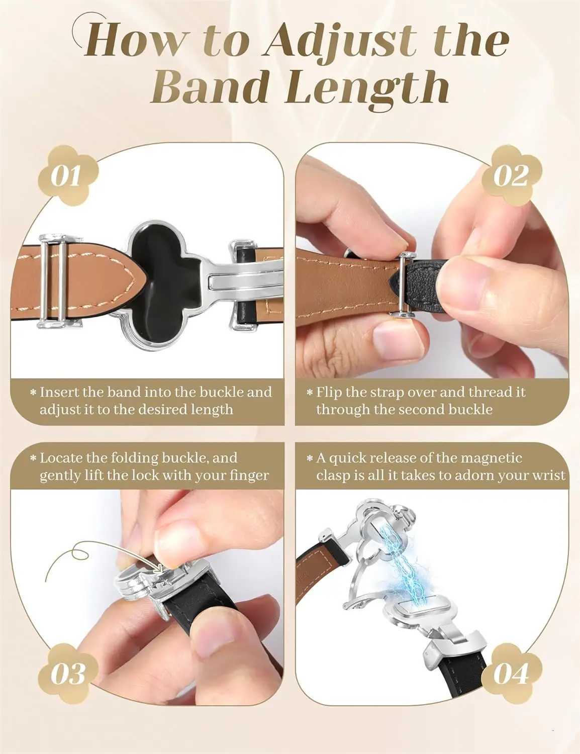 Genuine Leather Watch Straps for Apple Watch 11 10 8 7 6 SE 5 4 Magnetic Watchband 46mm 40 41 42 44 45 49mm for iwatch ultra 3 2 Z251203