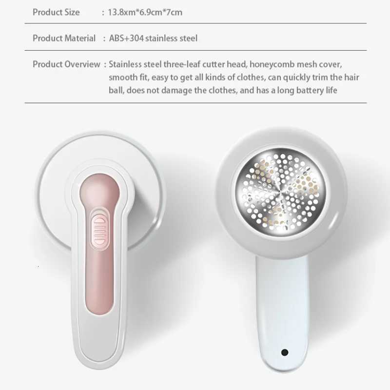 Electric Lint Remover 2 blades Portable Hair Ball Trimmer Fuzz Pellet Cut Fluff Machine Fabric Shaver From Sweater Clothes M251203 - view 6