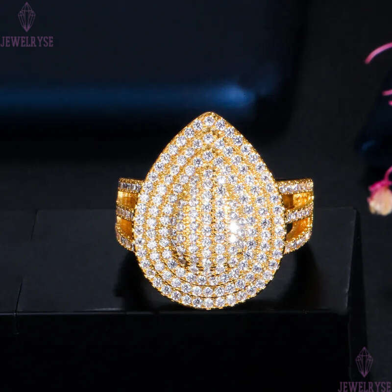 Colorful Diamond Rings Size 6-9 Luxury Jewelry Designer Blue Green Yellow AAA Cubic Zirconia Copper Gold Silver Square CZ Ring Engagement For Women Br