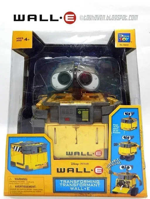 Disney Walle Toys EVE Transforming WALL E Anrme Robot Action Figure Model PVC Toy Kid Birthday Gift for Children CollectionMovie H251203