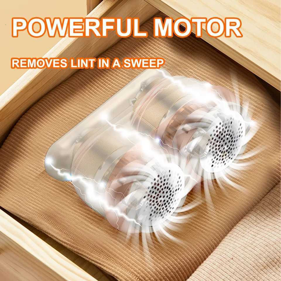 Lint Remover for Clothing Digital Electric Pellet Dual blades Fluff Remover USB Rechargeable Fuzz Fabric Shaver Sweater Removal M251203 - view 5