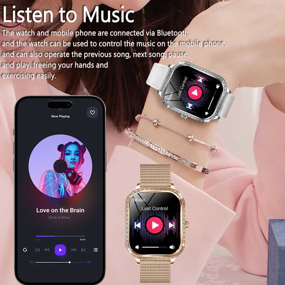 New Luxury Smart Watch Wen 175 HD Display Rate Sport Fitness IP68 Waterproof Call Smartwatch For Lady Gift C251203