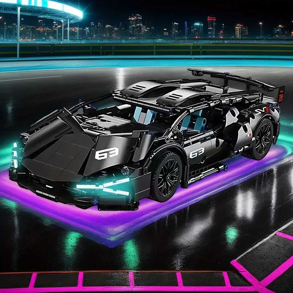 Technical Racing Sport Car Model Building Blocks technic adts 114 DIY Supercar Brick Puzzle Toys Kid Adt Gift1280grane C251203