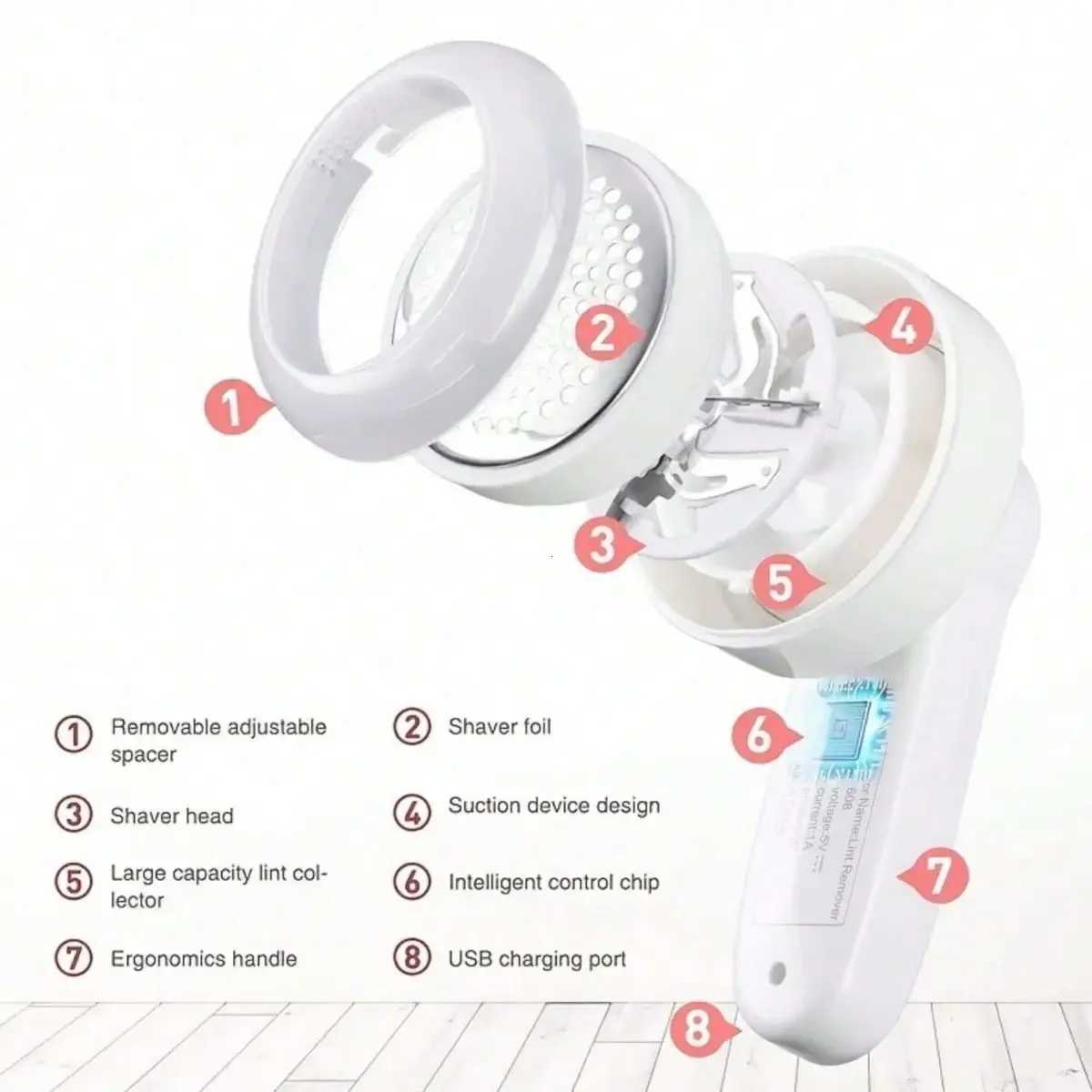 USB Rechargeable Hair Remover Effective Fabric Scraper Hair Remover Clothes For Sofas Blankets Curtains Socks Sweaters M251203 - view 6