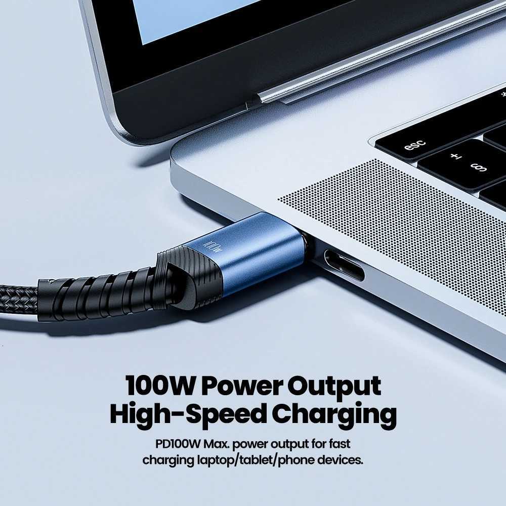 Toocki Type C to Type C Cable 100W PD Fast Charging Charger USB C to USB C Cable For F3 Realme book iPad C251203