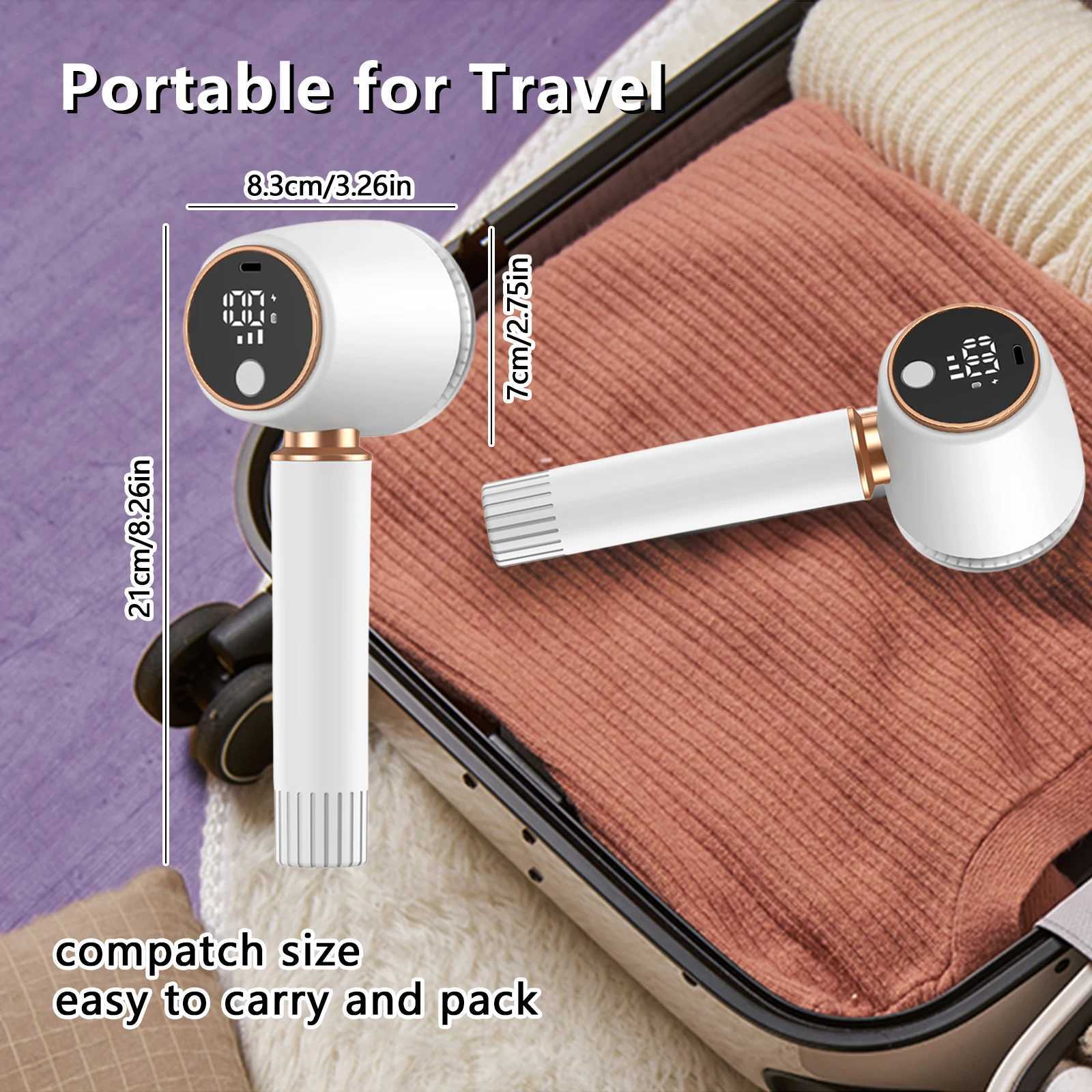 Electric Fabric Shaver Sweater Shaver with LED Display Lint Roller 3-Speeds for Removing Fuzz Pill Form Clothing Couch M251203 - view 5