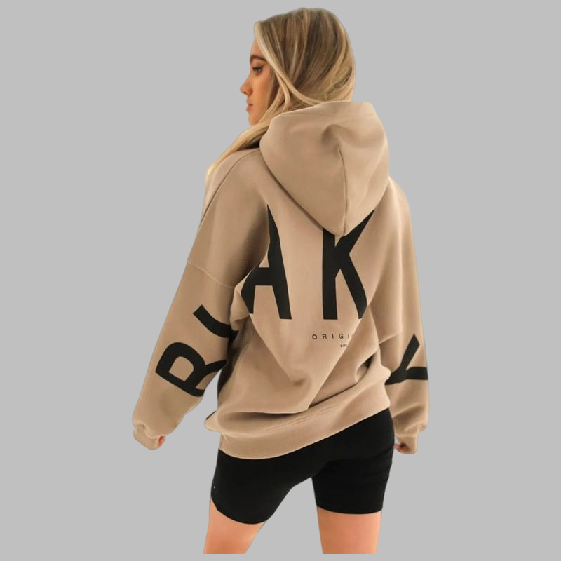 Blake Women's Designer Hoodie American Retro Letter Print Oversize Sweatshirt Women Harajuku Y2K Trendy Streetwear Top Chic Colorful Versatile Casual Hoodie dh173