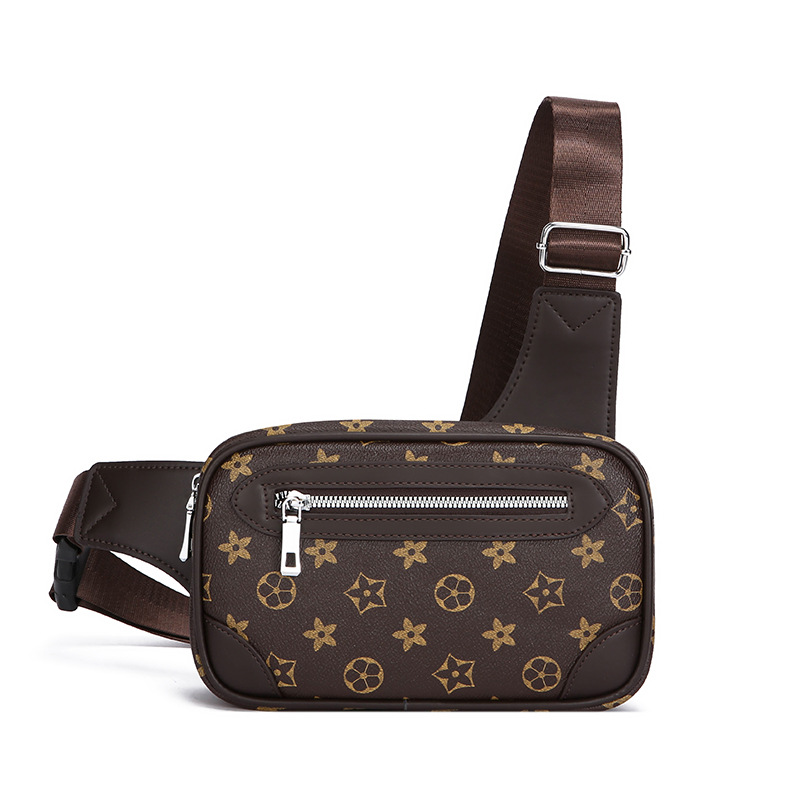new design arrival style fashionable men chest bag high-quality and wear-resistant practical square bag for business commute crossbody carry style