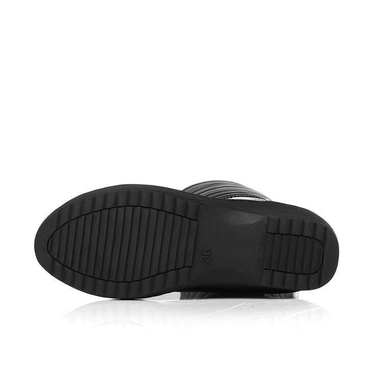 Fashion Snow Boots Long Boots Warm Winter Space Down Over The Knee Boots with Zipper Cotton Thickened And Fleece Lined Women's Size 35 41 42 43 4