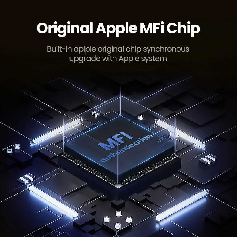 UGREEN MFi USB to Lightning Cable 24A Fast Charging for iPhone 14 13 12 Pro Max USB Cable for iPad Air Phone Data Cable C251203