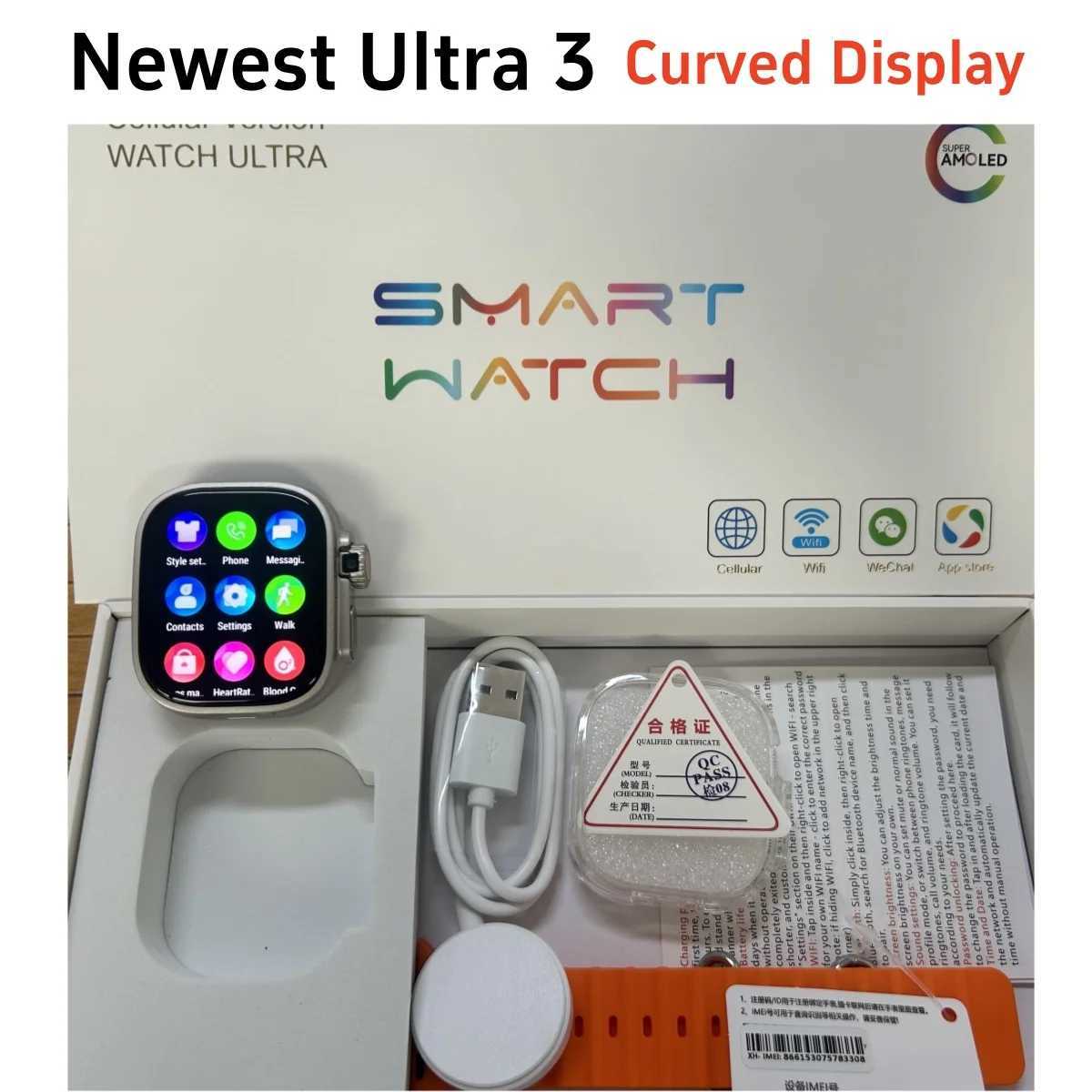 JC02 Pro 5G Smartwatch 229inch Amoled Curved Display S10 tra 3 Smart Watch With Rotary Camera GPS WIFI NFC Cpass Video Call C251203