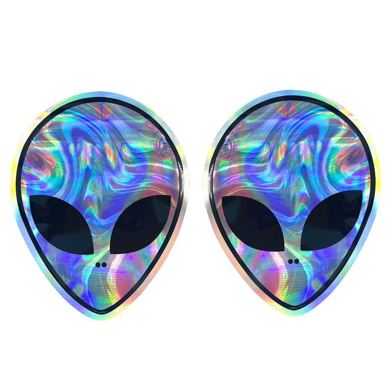 100pcs 2.5g Pouch Irregular Edible Resealable Ziplock Mylar Bags Smell Proof Storage Gift bag Empty Plastic Package Pouch 8 Styles