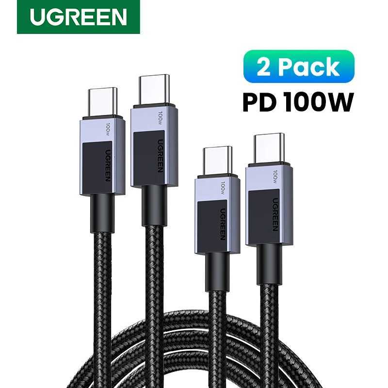 UGREEN USB C Cable Type C 100W Fast Charging For book iPhone 15 Galaxy S2 PD Fast Charging 100W 5A Fast Cable C251203