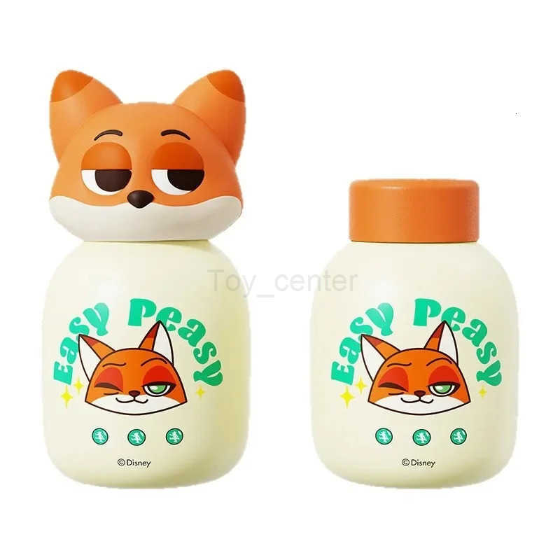 Disney Zootopia Kids Portable Mini Pocket Water Bottle Insulated Thermos Compact Nursery Baby Cup Cartoon Animal City Design H2512031