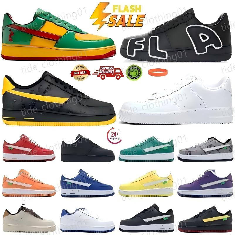 2025 new Low Flea Beach Shoes CPFM x 1'07 White Black Sneaker Casual shoe range in men's and women's Trainers Outdoor