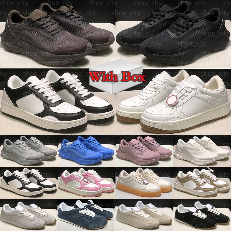 with box alos designer sneakers aloshoes yoga Recovery Mode chaussure for mens women trainers Black White Grey Brown trainers women casual runners jogging