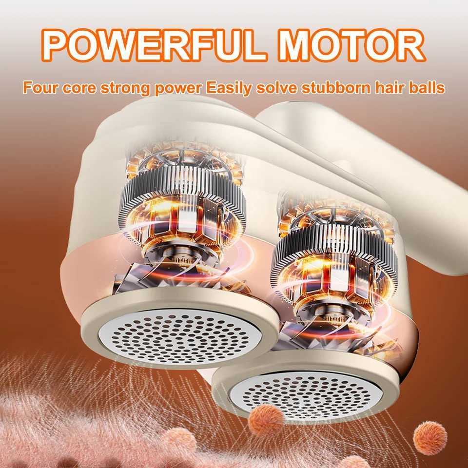protable Electric Clothes Lint Remover Digital Display USB Rechargeable Hair Ball Trimmer Fuzz Clothes Sweater Shaver Device M251203 - view 3