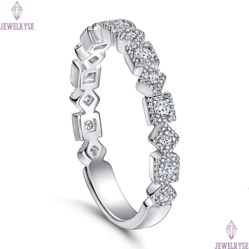 18k gold ring designer for diamond wed luxury 925 sterling silver 5A zirconia engagement wedding band rings jewelry woman valentines day gift box size