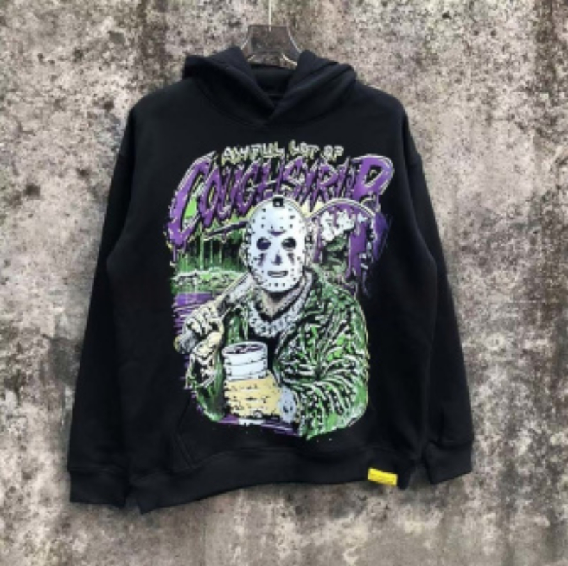 Colorful Letter Print Pullover Fleece Hooded Hoodies for Men and Women High Street Loose Casual Cotton Sweatshirt Oversized