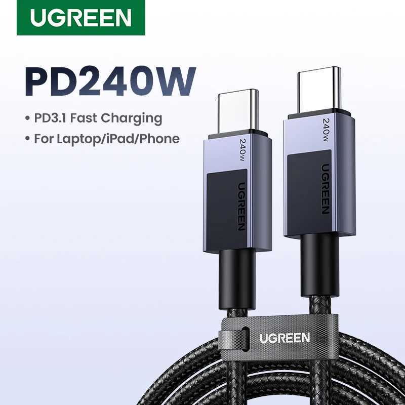 UGREEN PD 240W USB C to USB C Cable PD31 Fast Charge for Book Laptop iPhone 17 16 iPad S25 S24 5A PD Charging Cable C251203