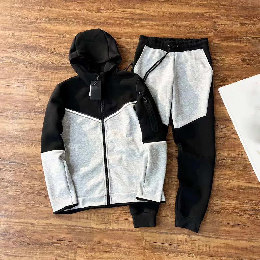Hoodie Sweatshirts Men High Quality Women Tracksuits Sports Pants Tech Fleeced Jackets Space Cotton Trousers Tracksuit Bottoms Joggers Running Pant